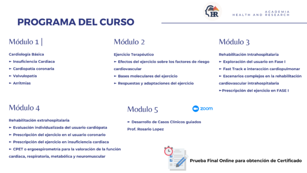 Rehabilitación Cardiovascular Fase I y II v3.0 - Imagen 4
